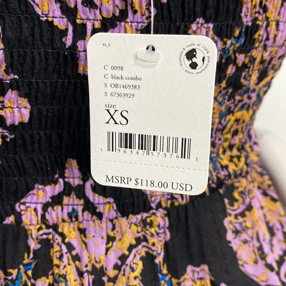 Free People NEW Bohemian Hippie 70's Inspired Retro That Moment Maxi Dress Sz.XS - Picture 7 of 11